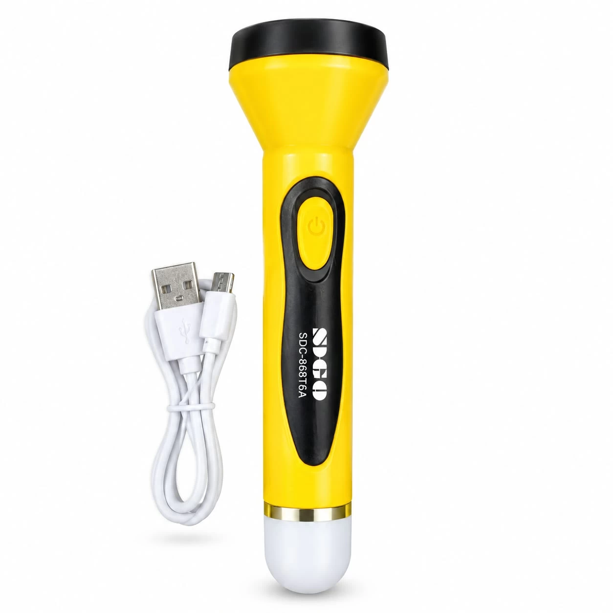 SDG rechargeable flashlight, model SDC-868T6A